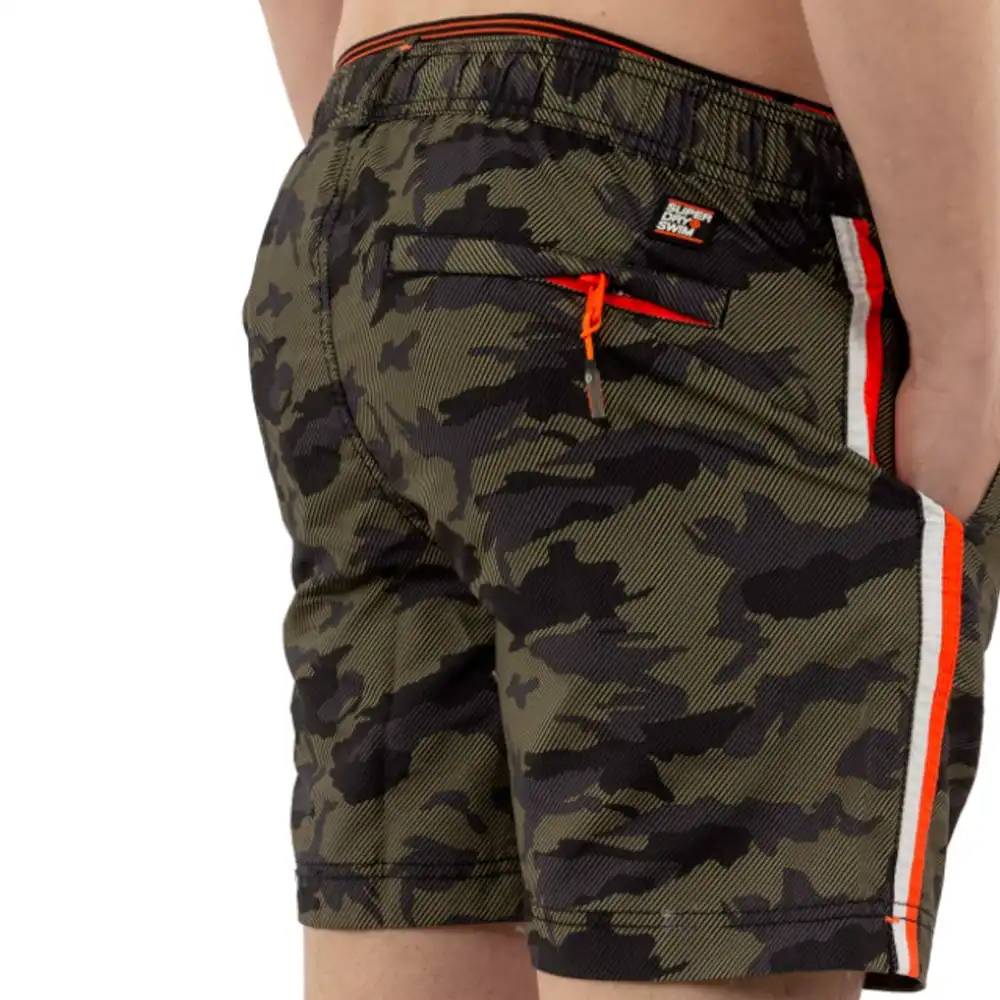 Short de bain homme Superdry Front classic logo Camouflage - ZESHOES