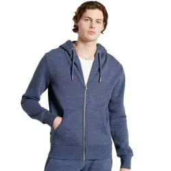 Sweat shirt homme Superdry Classic full Bleu - ZESHOES Sweat shirt homme Superdry Classic full Bleu - ZESHOES