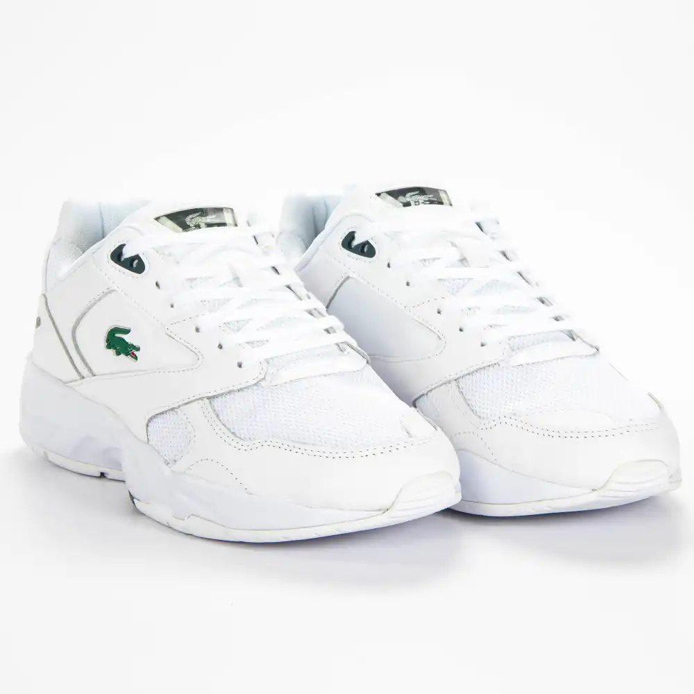 Basket basse homme Lacoste Storm 96 lo 0120 Blanc - ZESHOES