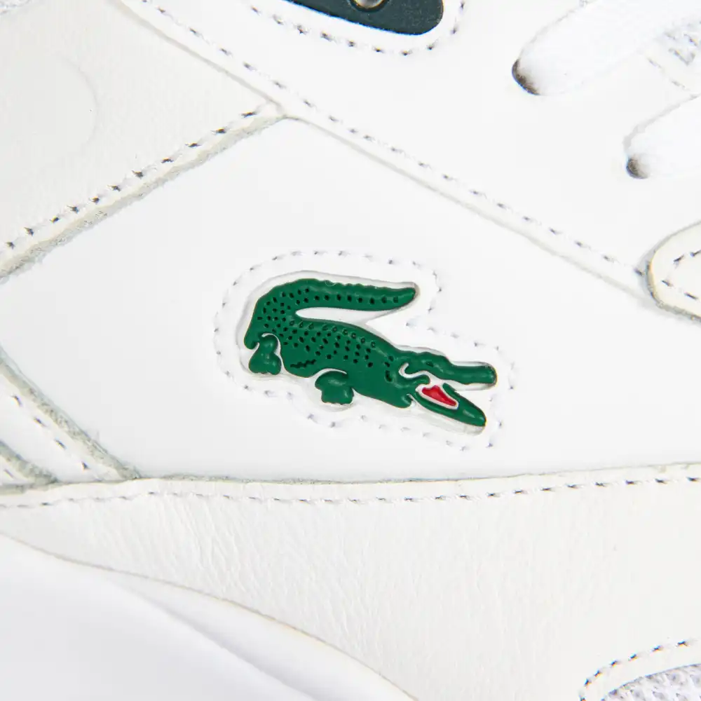 Basket basse homme Lacoste Storm 96 lo 0120 Blanc - ZESHOES Basket basse homme Lacoste Storm 96 lo 0120 Blanc - ZESHOES