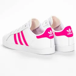 Basket basse femme Adidas Coast star c Blanc - ZESHOES Basket basse femme Adidas Coast star c Blanc - ZESHOES