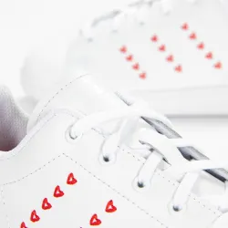 Basket basse fille Adidas Stan smith c Blanc - ZESHOES Basket basse fille Adidas Stan smith c Blanc - ZESHOES