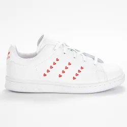 Basket basse fille Adidas Stan smith c Blanc - ZESHOES Basket basse fille Adidas Stan smith c Blanc - ZESHOES
