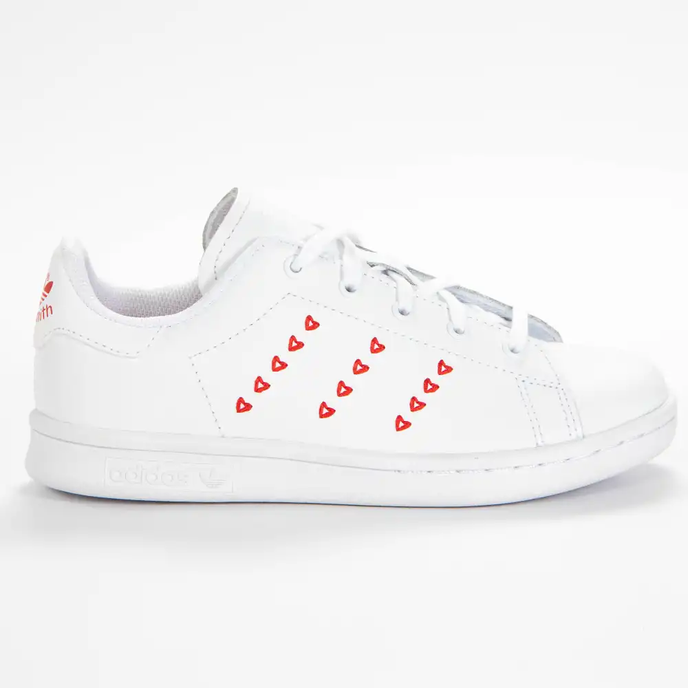 Basket basse fille Adidas Stan smith c Blanc - ZESHOES Basket basse fille Adidas Stan smith c Blanc - ZESHOES