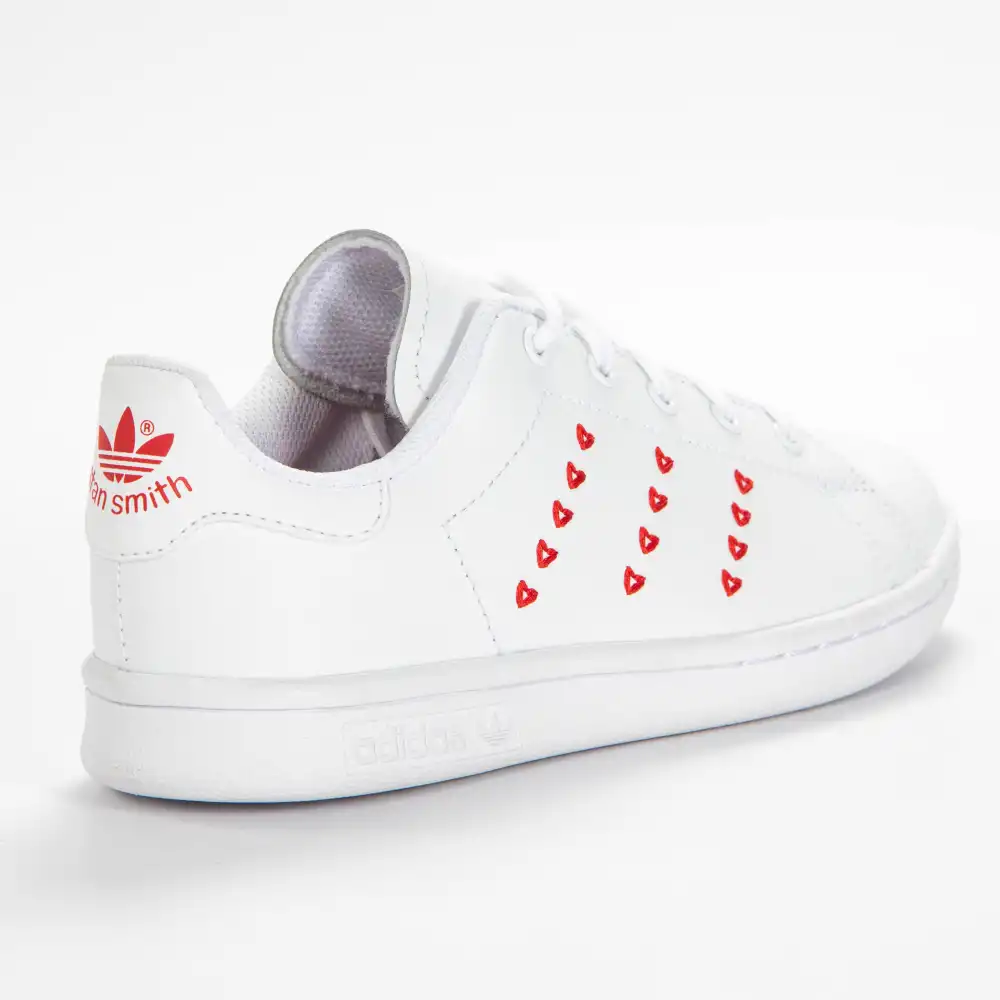 Basket basse fille Adidas Stan smith c Blanc - ZESHOES Basket basse fille Adidas Stan smith c Blanc - ZESHOES