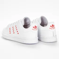 Basket basse fille Adidas Stan smith c Blanc - ZESHOES Basket basse fille Adidas Stan smith c Blanc - ZESHOES