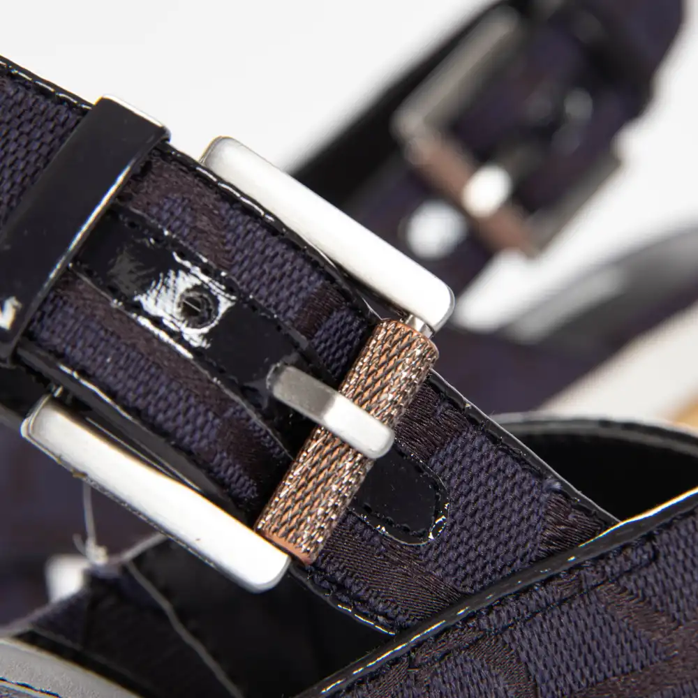 Basket basse femme Calvin Klein Elaine ck logo jacquard Bleu - ZESHOES