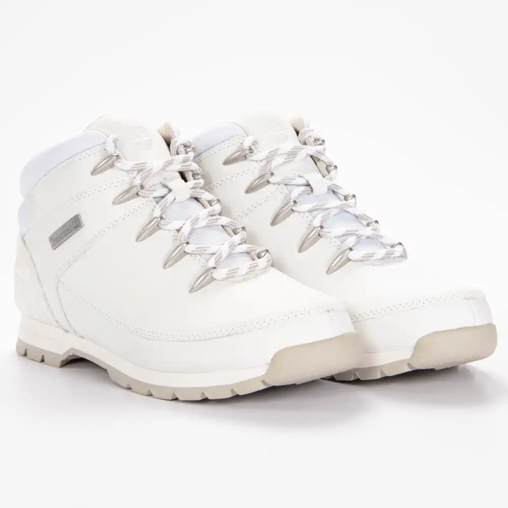 Bottine homme Timberland Euro sprint mid hiker Blanc - ZESHOES