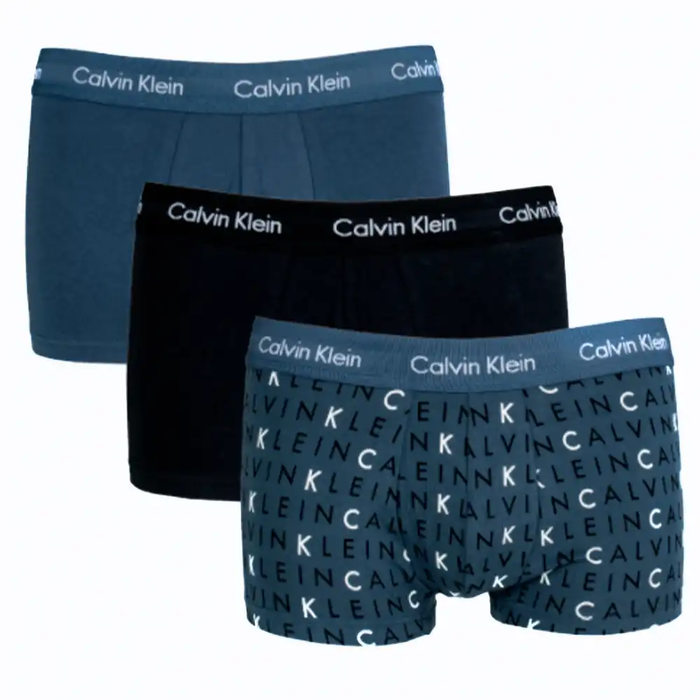 Boxer homme Calvin Klein Pack x3 unlimited logo Multicolor - ZESHOES
