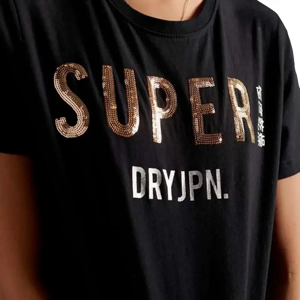 Jpn Sequin black Superdry - 4