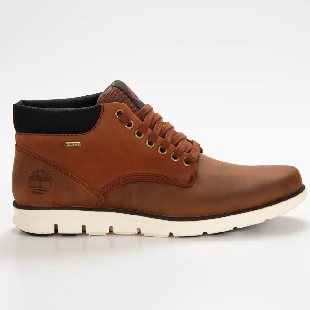 Basket montante homme Timberland Bradstreet gtx chukka Marron - ZESHOES Basket montante homme Timberland Bradstreet gtx chukka Marron - ZESHOES