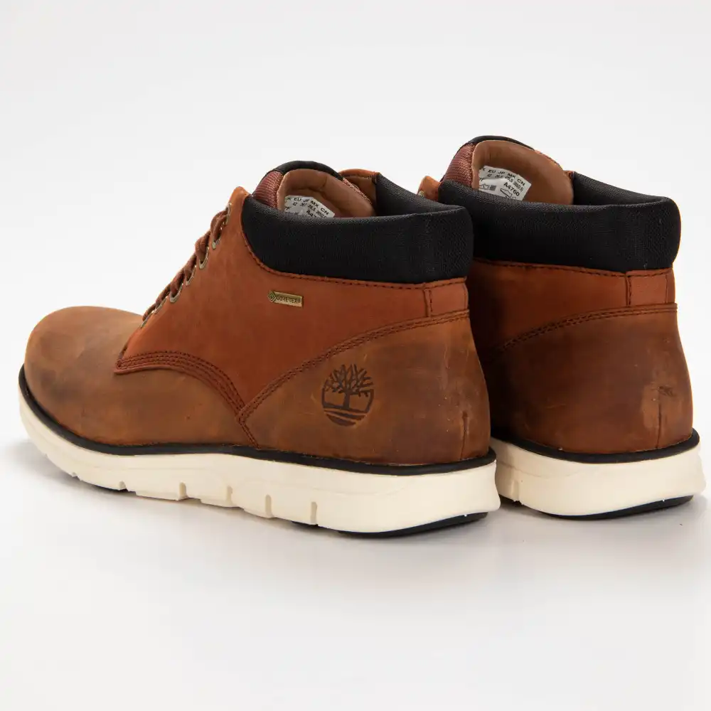 Basket montante homme Timberland Bradstreet gtx chukka Marron - ZESHOES Basket montante homme Timberland Bradstreet gtx chukka Marron - ZESHOES