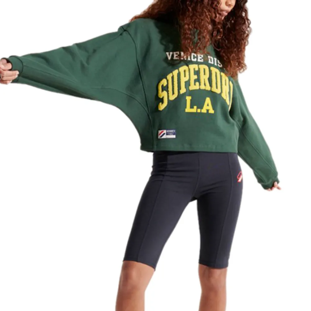 Superdry Sweat Venice logo L.A Femme Vert