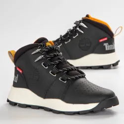 Basket montante garcon Timberland Brooklyn alpine chukka Noir - ZESHOES Basket montante garcon Timberland Brooklyn alpine chukka Noir - ZESHOES