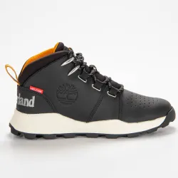 Basket montante garcon Timberland Brooklyn alpine chukka Noir - ZESHOES Basket montante garcon Timberland Brooklyn alpine chukka Noir - ZESHOES