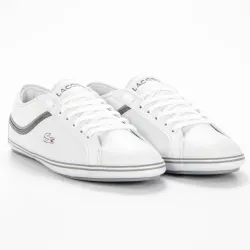 Basket de ville basse homme Lacoste Cairon Blanc - ZESHOES Basket de ville basse homme Lacoste Cairon Blanc - ZESHOES