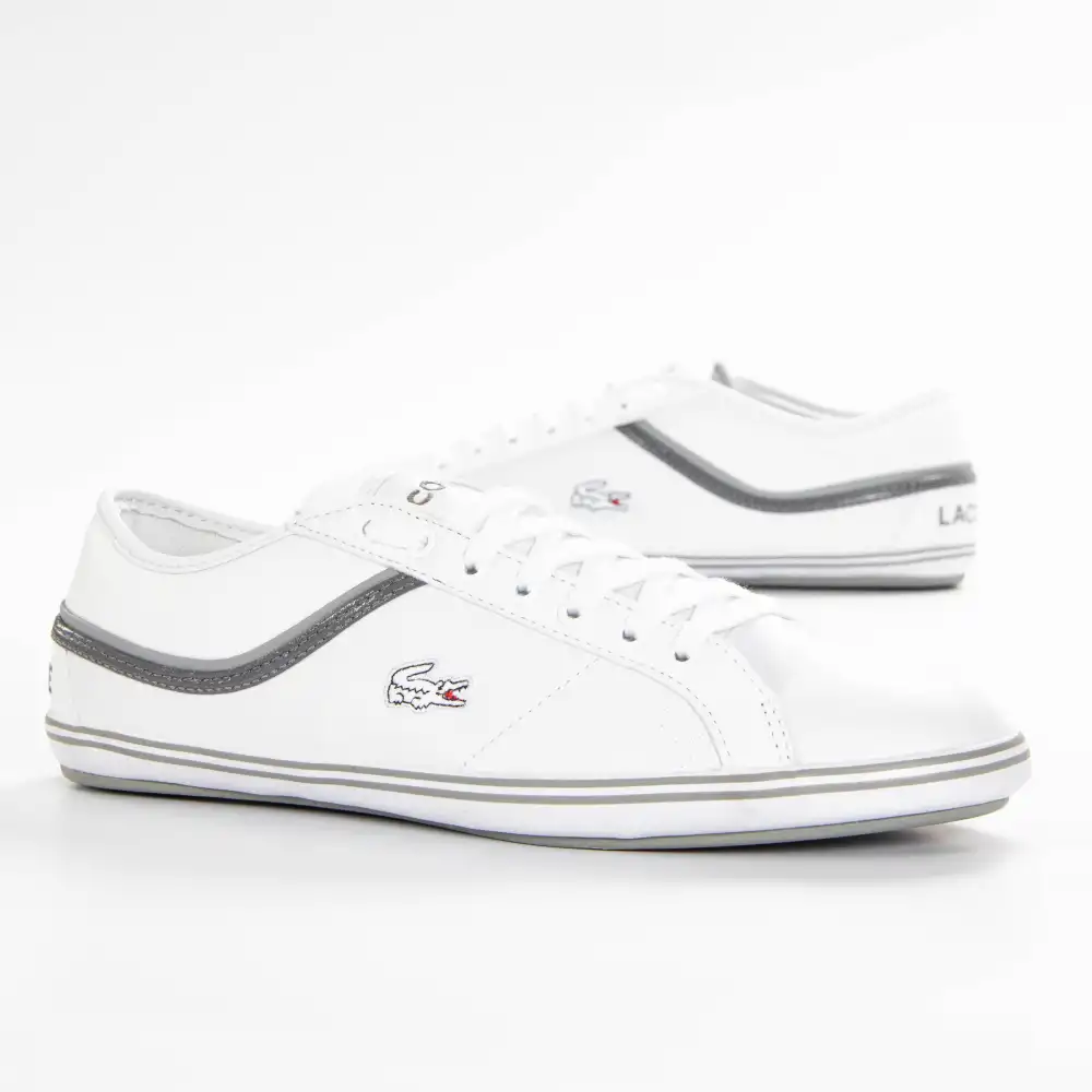 Basket de ville basse homme Lacoste Cairon Blanc - ZESHOES Basket de ville basse homme Lacoste Cairon Blanc - ZESHOES