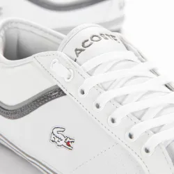 Basket de ville basse homme Lacoste Cairon Blanc - ZESHOES Basket de ville basse homme Lacoste Cairon Blanc - ZESHOES