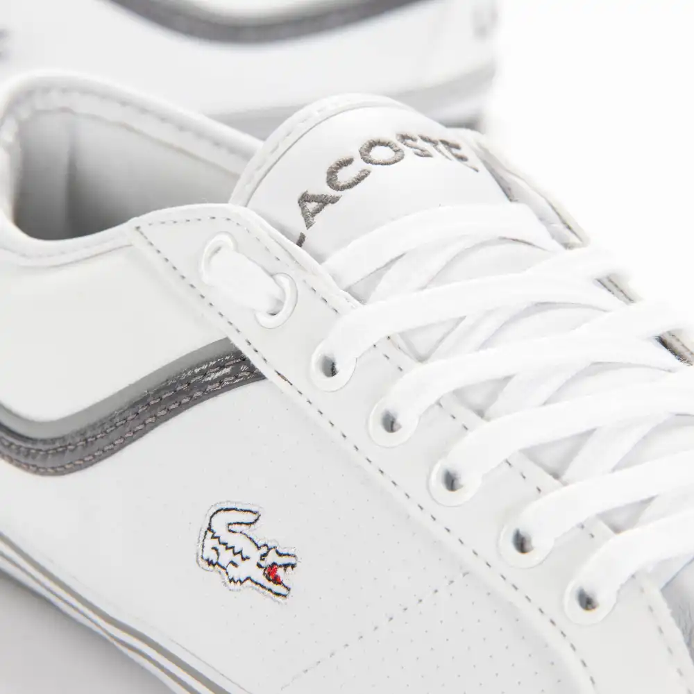 Basket de ville basse homme Lacoste Cairon Blanc - ZESHOES Basket de ville basse homme Lacoste Cairon Blanc - ZESHOES