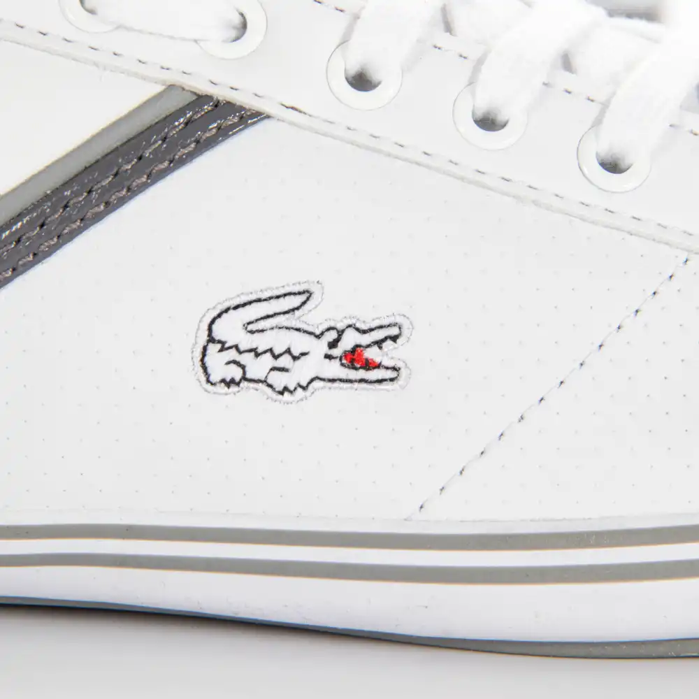 Basket de ville basse homme Lacoste Cairon Blanc - ZESHOES Basket de ville basse homme Lacoste Cairon Blanc - ZESHOES