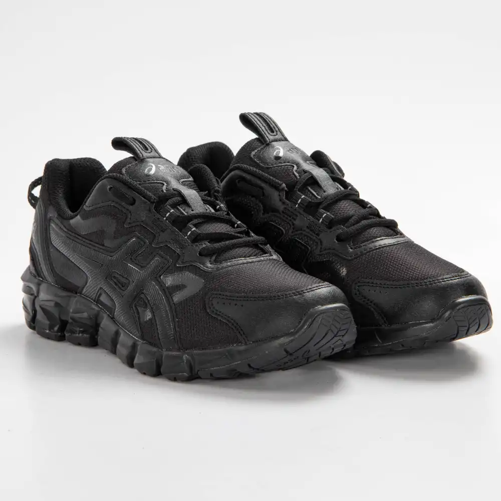 Basket basse garcon Asics Gel quantum 90 gs Noir - ZESHOES