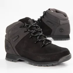 Bottine homme Timberland Euro sprint hiker jet black Noir - ZESHOES Bottine homme Timberland Euro sprint hiker jet black Noir - ZESHOES