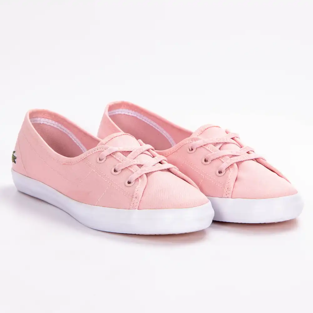 Basket de ville basse femme Lacoste Ziane chunky 119 Rose - ZESHOES