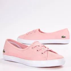 Basket de ville basse femme Lacoste Ziane chunky 119 Rose - ZESHOES Basket de ville basse femme Lacoste Ziane chunky 119 Rose - ZESHOES