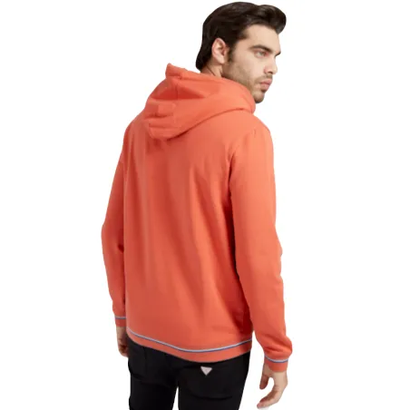 Sweat shirt homme Guess Orange Style frontale
