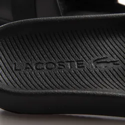 Claquette homme Lacoste Croco slide Noir - ZESHOES Claquette homme Lacoste Croco slide Noir - ZESHOES