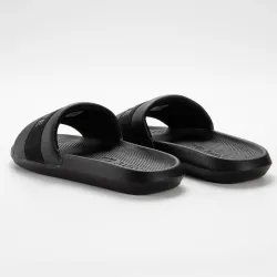 Claquette homme Lacoste Croco slide Noir - ZESHOES Claquette homme Lacoste Croco slide Noir - ZESHOES