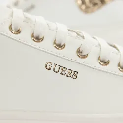 Basket basse femme Guess Gold classic Blanc - ZESHOES Basket basse femme Guess Gold classic Blanc - ZESHOES