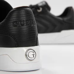 Basket basse femme Guess Reace dark Noir - ZESHOES Basket basse femme Guess Reace dark Noir - ZESHOES