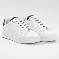 Basket de ville basse femme Guess Reace light Blanc - ZESHOES Basket de ville basse femme Guess Reace light Blanc - ZESHOES