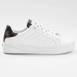 Basket de ville basse femme Guess Reace light Blanc - ZESHOES Basket de ville basse femme Guess Reace light Blanc - ZESHOES
