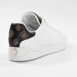 Basket de ville basse femme Guess Reace light Blanc - ZESHOES Basket de ville basse femme Guess Reace light Blanc - ZESHOES