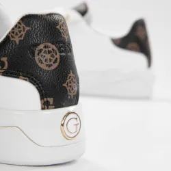 Basket de ville basse femme Guess Reace light Blanc - ZESHOES Basket de ville basse femme Guess Reace light Blanc - ZESHOES