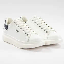 Sac a main femme Guess Salerno Blanc - ZESHOES