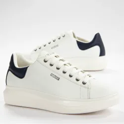 Sac a main femme Guess Salerno Blanc - ZESHOES