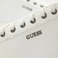 Sac a main femme Guess Salerno Blanc - ZESHOES