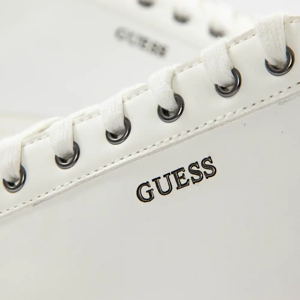 Sac a main femme Guess Salerno Blanc - ZESHOES