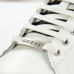 Basket basse homme Guess Salerno Blanc - ZESHOES