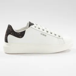Basket basse homme Guess Salerno Blanc - ZESHOES