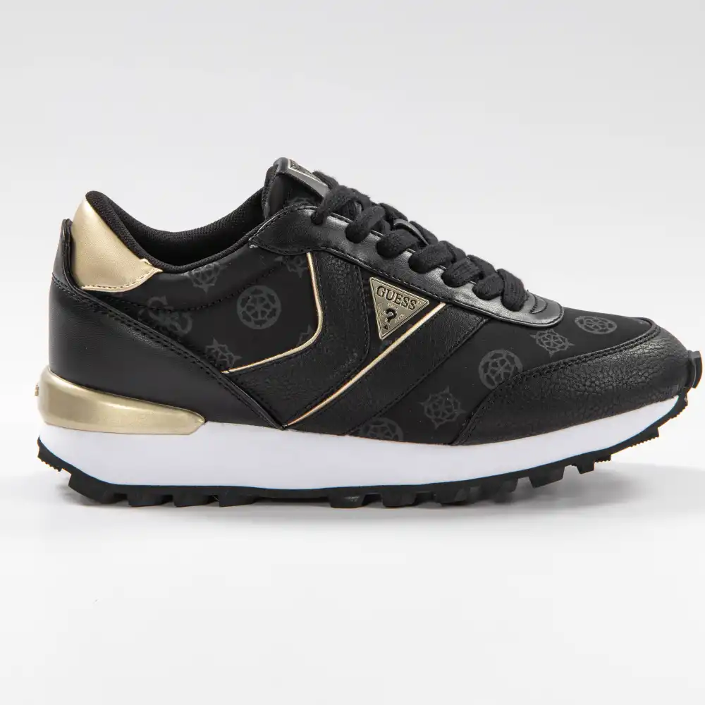 Basket basse femme Guess Samsin Noir - ZESHOES