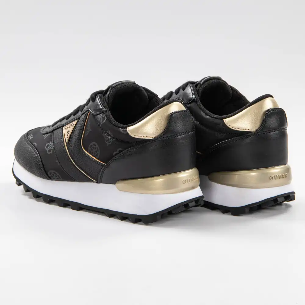 Basket basse femme Guess Samsin Noir - ZESHOES