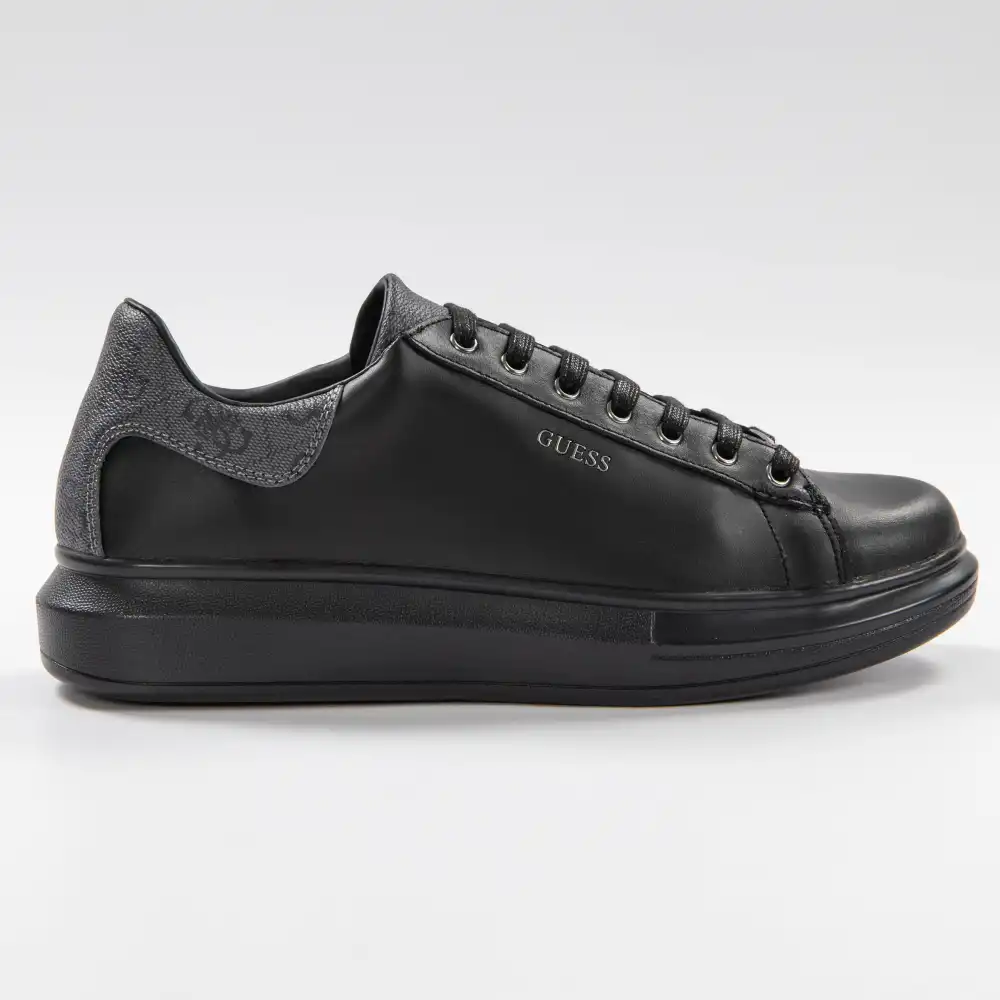 Basket basse homme Guess Salerno Noir - ZESHOES
