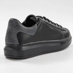 Basket basse homme Guess Salerno Noir - ZESHOES