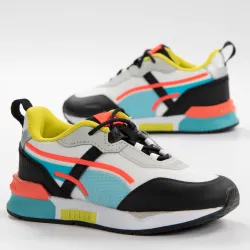 Basket basse garcon Puma Mirage tech ac Multicolor - ZESHOES