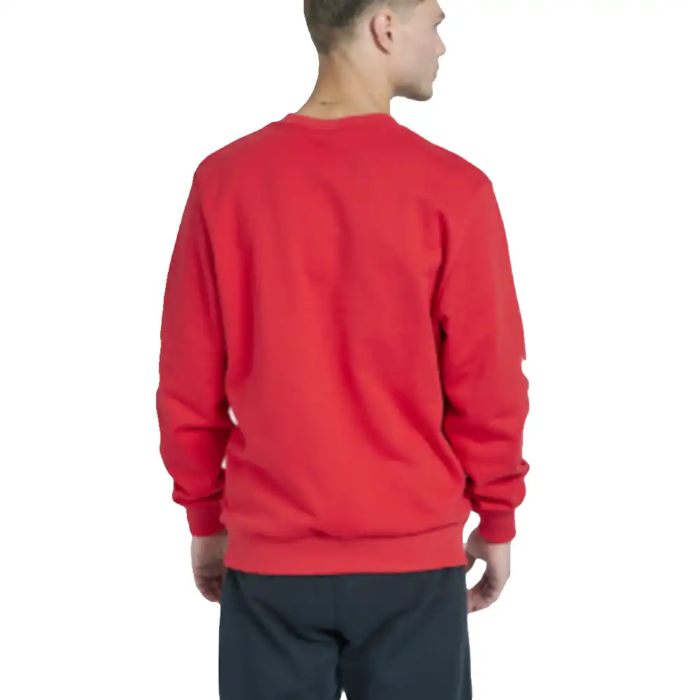 Sweat shirt homme Hummel Graham Rouge - ZESHOES Sweat shirt homme Hummel Graham Rouge - ZESHOES