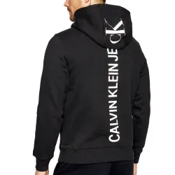 Sweat shirt homme Calvin Klein Classic logo original Noir - ZESHOES Sweat shirt homme Calvin Klein Classic logo original Noir - ZESHOES